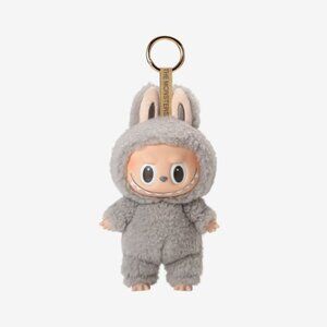 Charming Gray Plush Keychain by The Monsteers